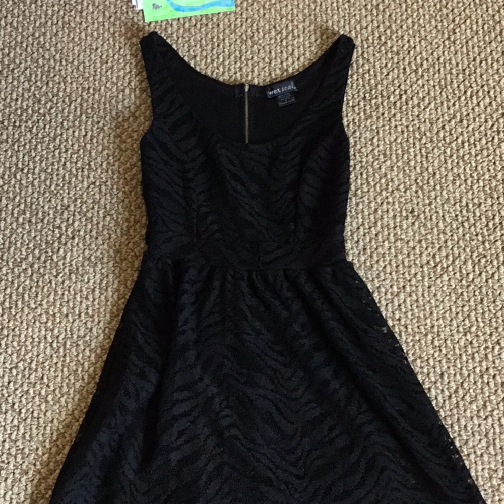 Girls black dress